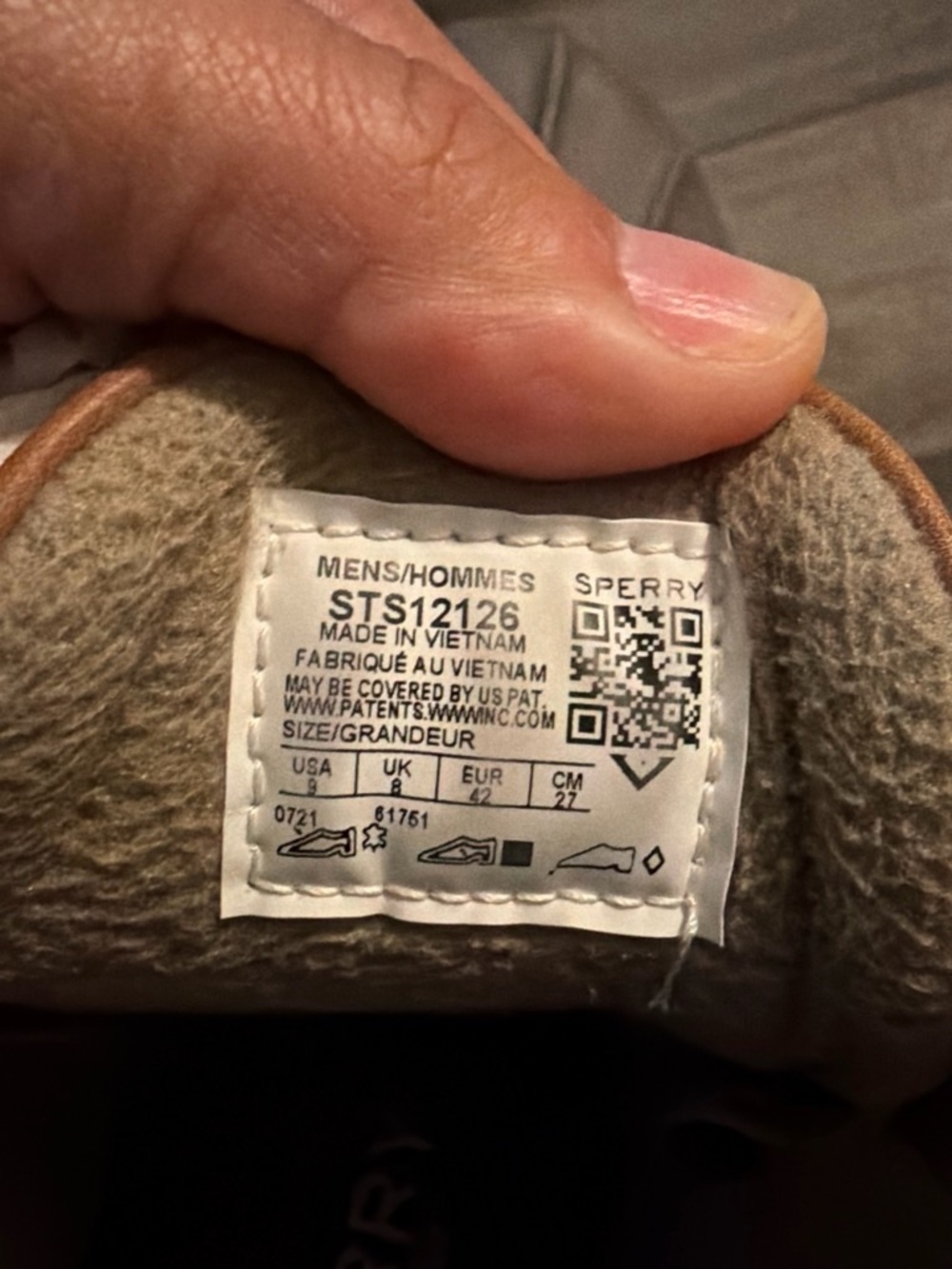 Sperry Kids Tan Brown Slip-On Sneaker
